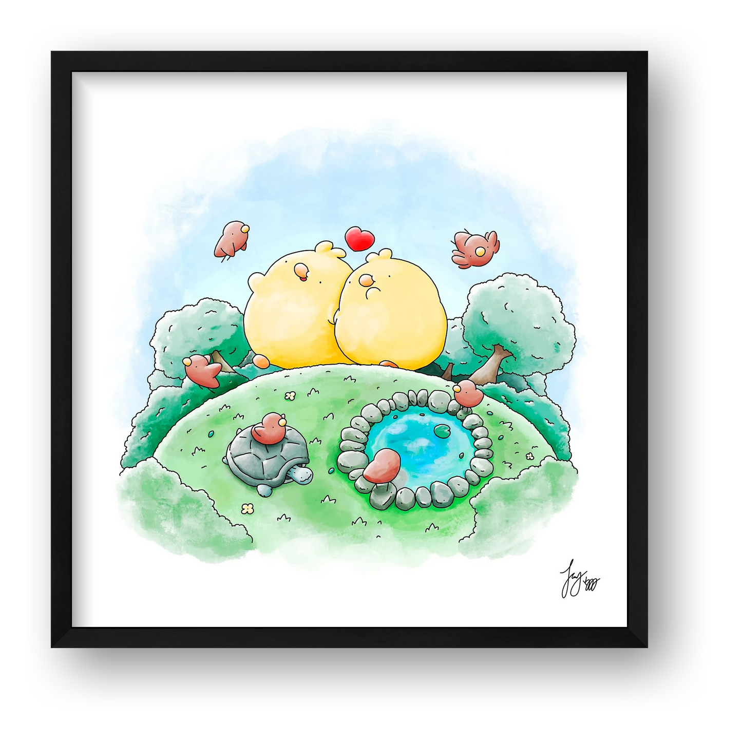A Little Wander — framed