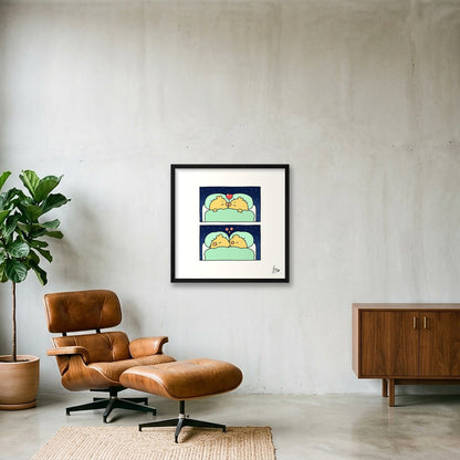 Sweet Dreams — 50×50cm, 20×20" Black Frame