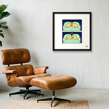 Sweet Dreams — 40×40cm, 16×16" Black Frame