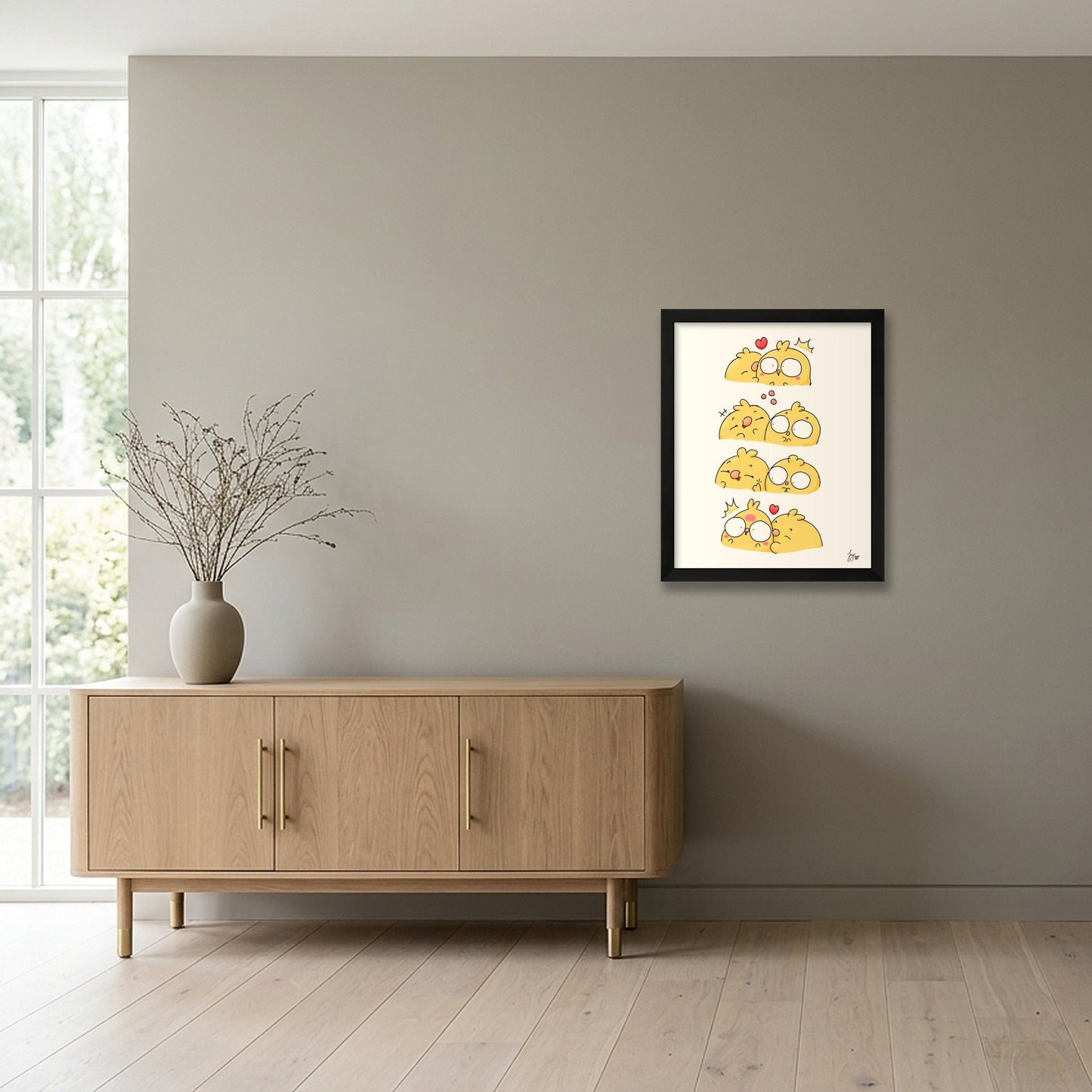 Chu — 28×35cm, 11×14" Black Frame