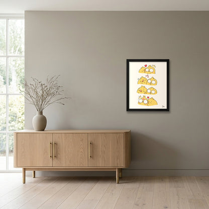Chu — 28×35cm, 11×14" Black Frame