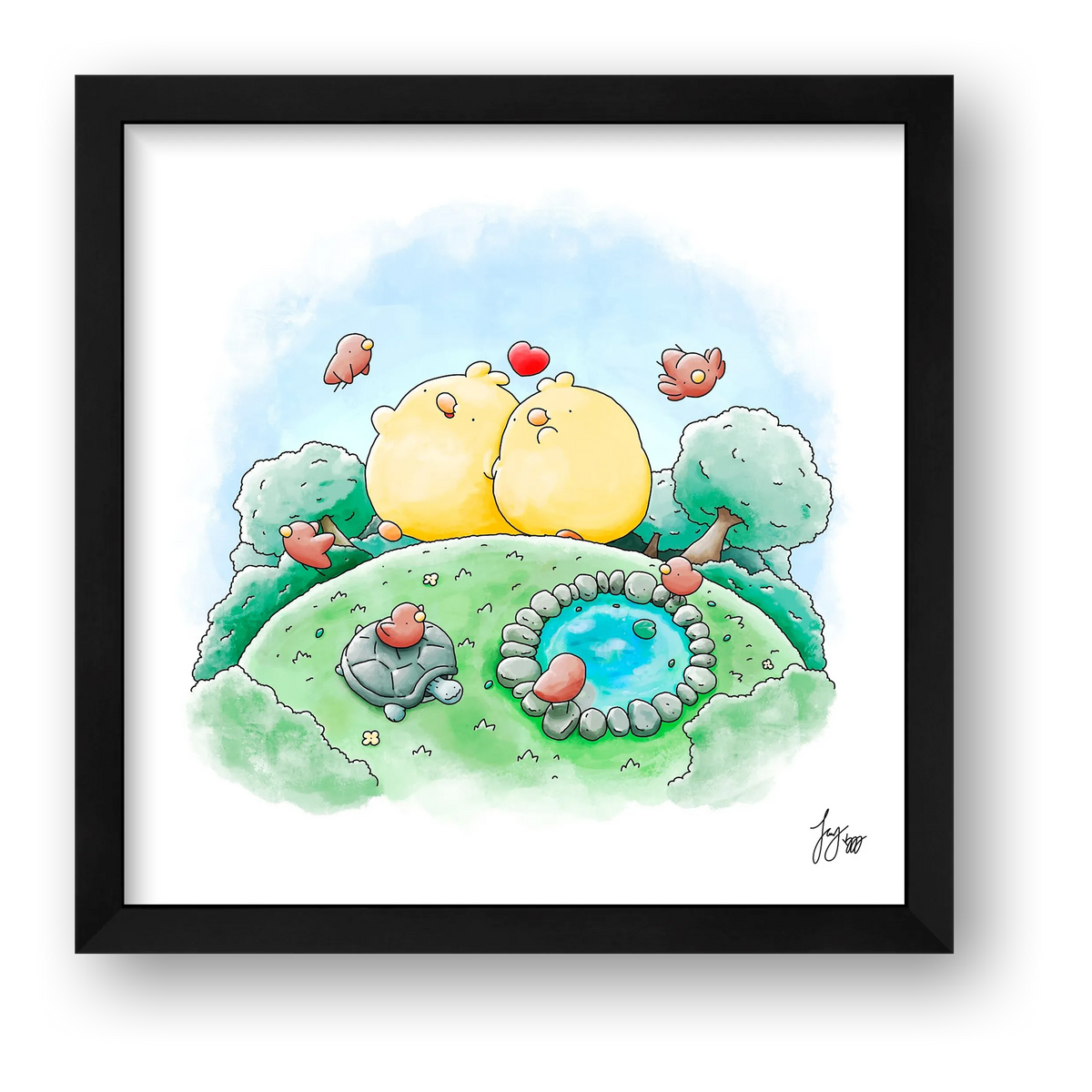 A Little Wander — framed