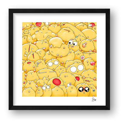 A Reasonable Number of Birbs — framed