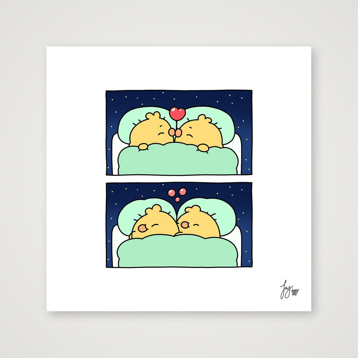 Sweet Dreams — 30×30cm, 12×12" Print only