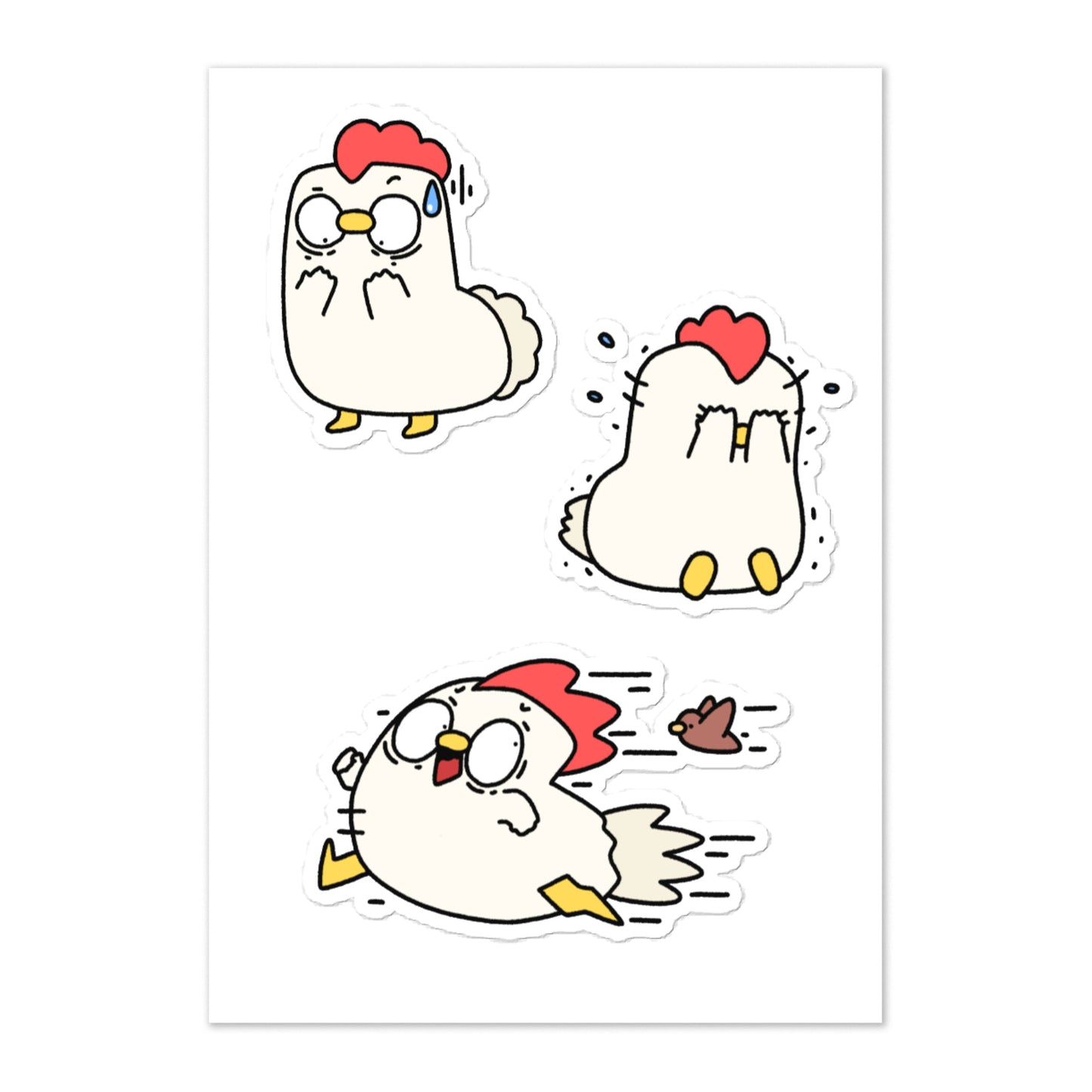 Chicken Sticker sheet